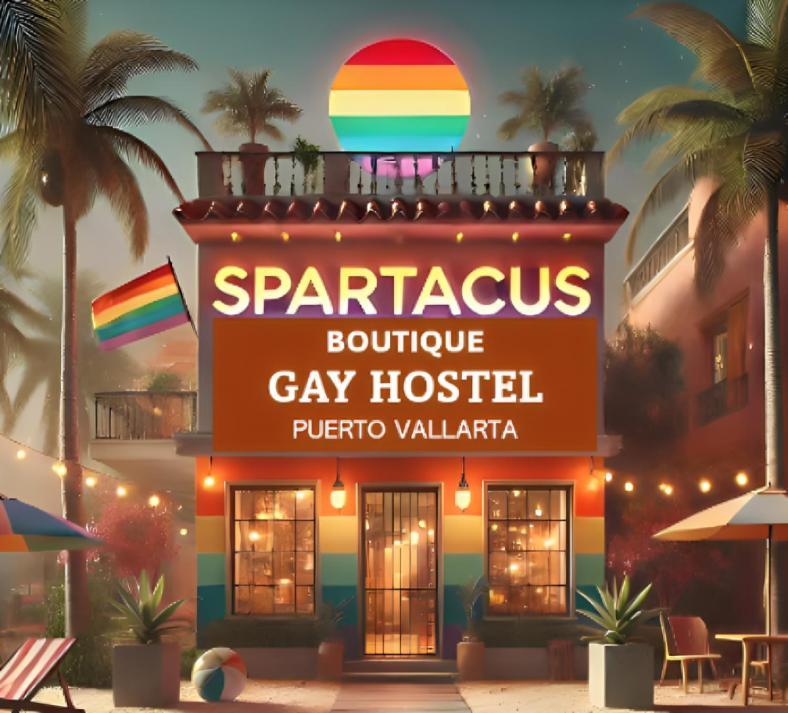 Spartacus Hostel Boutique For Men プエルトバラータ エクステリア 写真